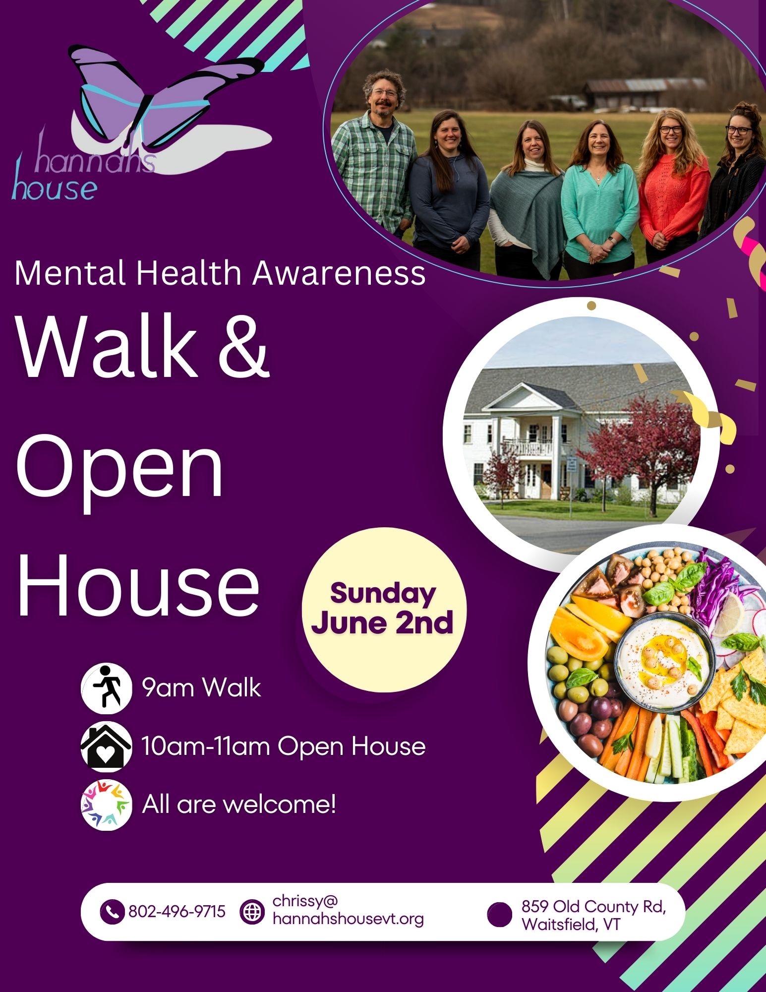 Mental Health Awareness Open House Walk